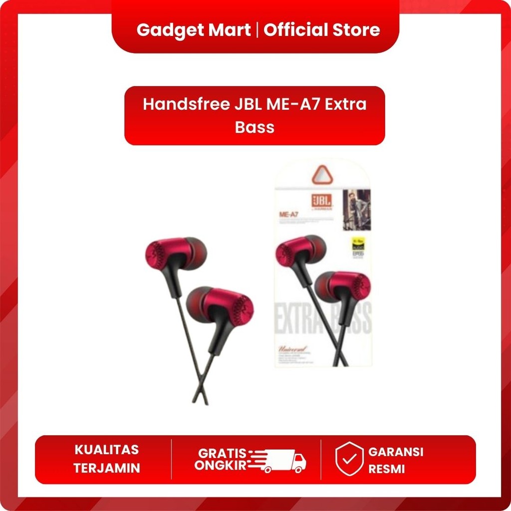 Handsfree JBL ME-A7 Extra Bass