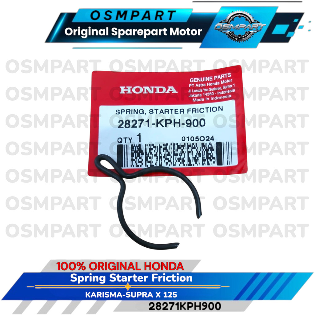KLIP KANCING GIGI SELAHAN ENGKOL KARISMA SUPRA X 125 INJEKSI HONDA 28271KPH900 ORIGINAL