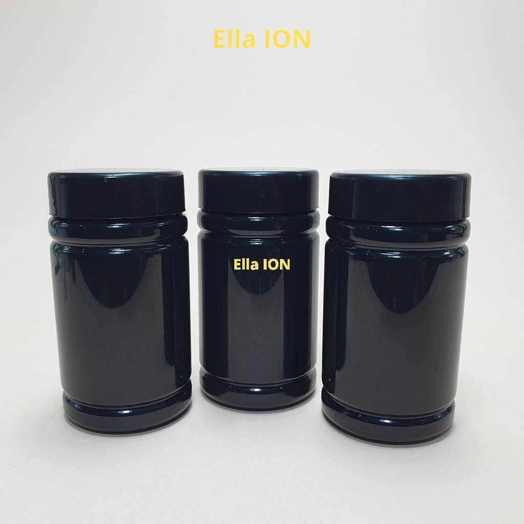 Botol Centrum 60 Kapsul Hitam / Botol Plastik / Botol Obat / Botol Kapsul / Botol Proround / Botol 6