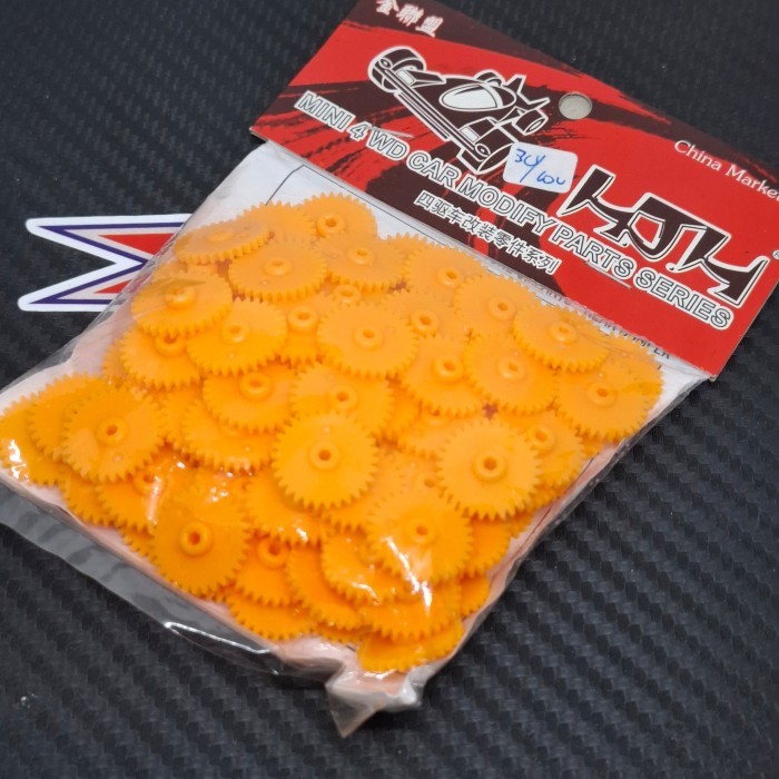 Rep Tamiya Gear HJH  30T Gir 30T Orange isi 100pcs