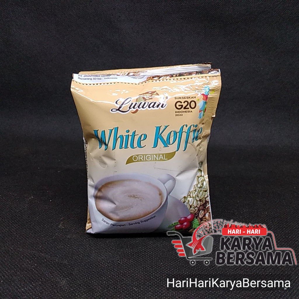 

MINUMAN KOPI BUBUK LUWAK WHITE KOFFIE ORIGINAL SACHET PACK 5'S X 20GR