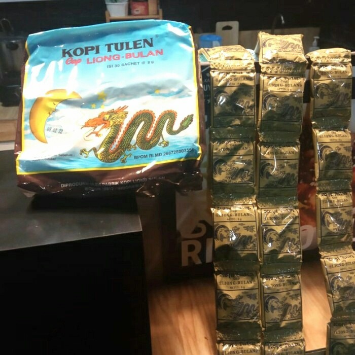 

KOPI TULEN cap LIONG BULAN Mini Hitam Tanpa Gula