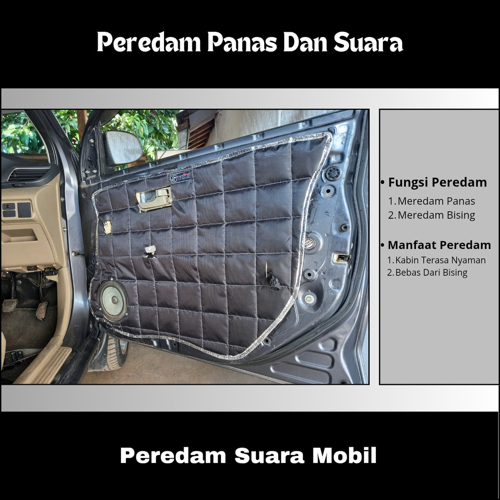 Toyota Hilux VNT Turbo Peredam Suara Pintu Mobil