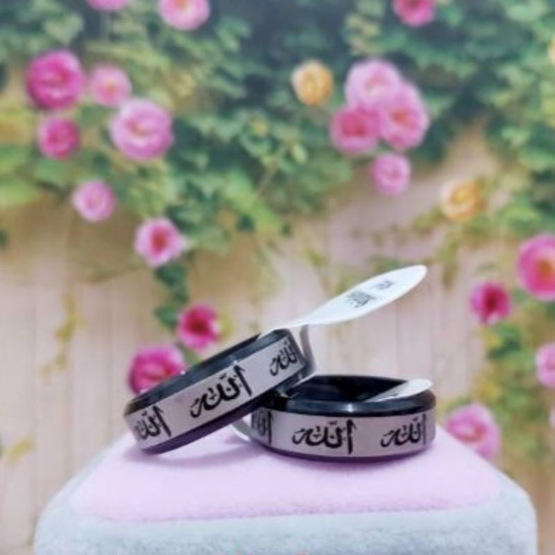CINCIN TITANIUM LAFAZ ALLAH ANTI KARAT&LUNTUR