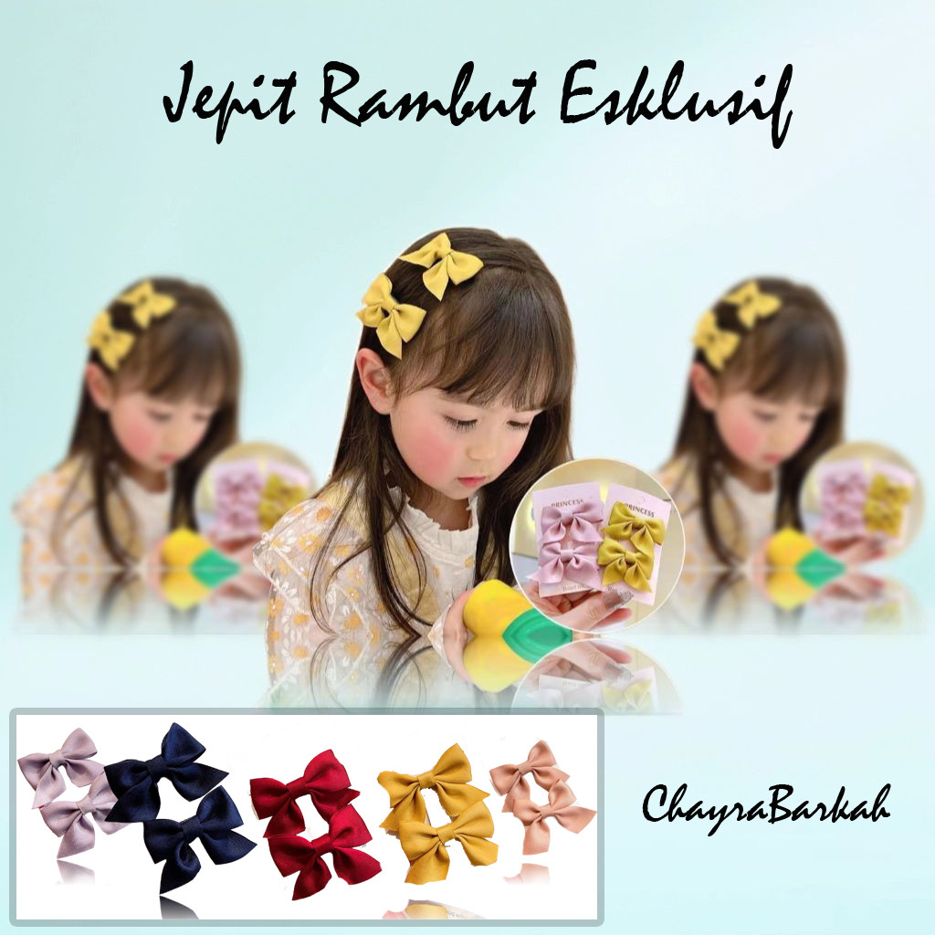 ChayraBarkah - Jepit Rambut Anak-anak Gaya Korea/ Jepit Rambut Bayi