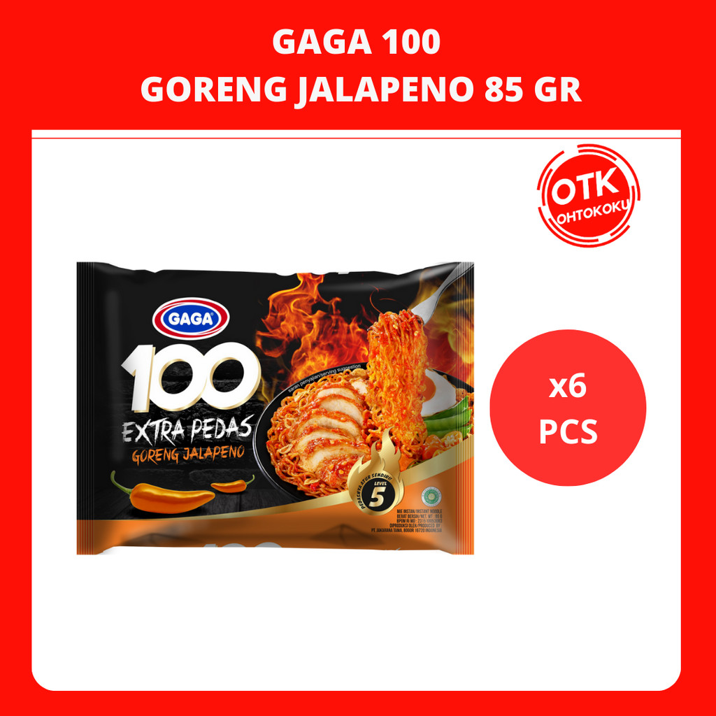 

Gaga 100 Mi Instan Goreng Jalapeno 85 gr x 6 pcs