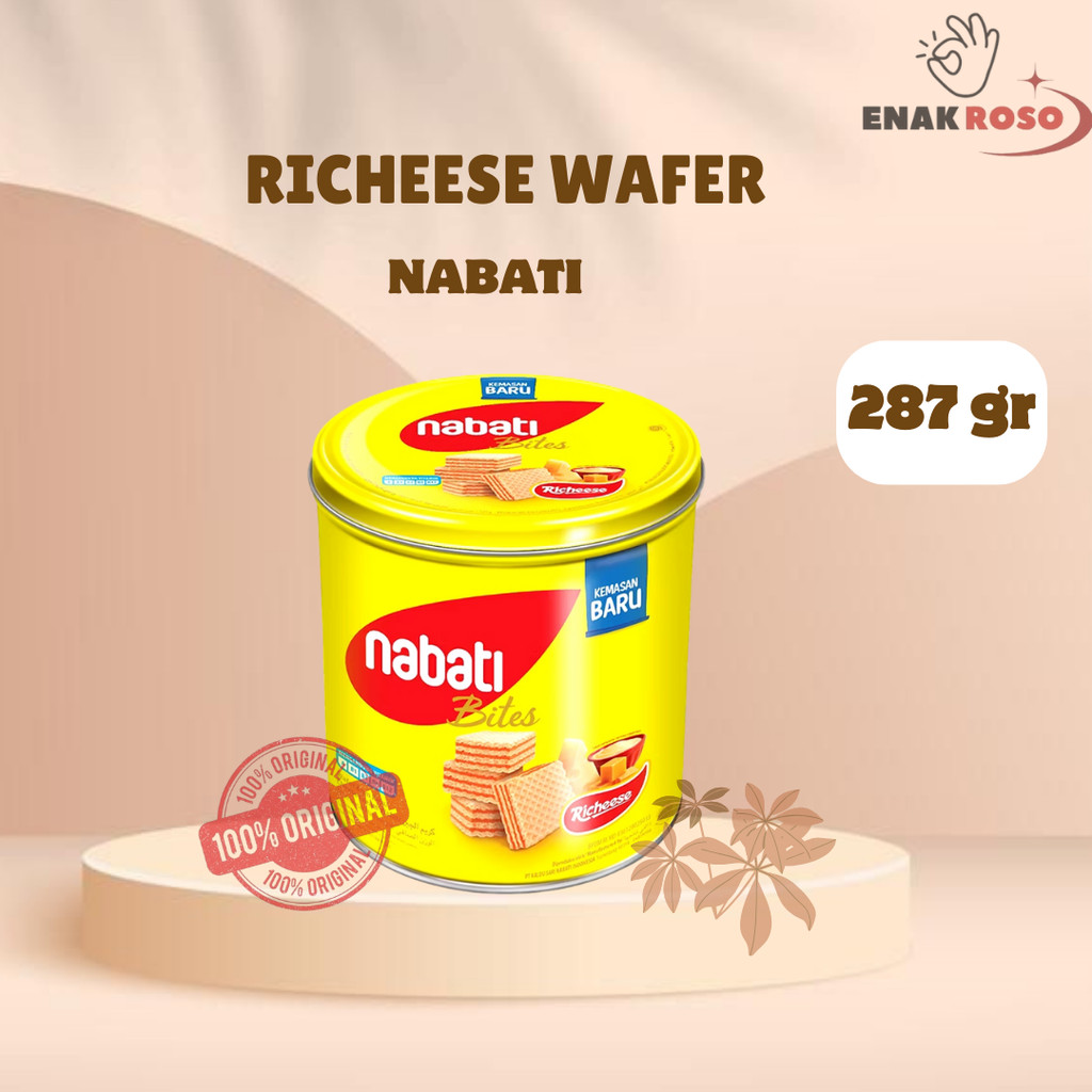 

Nabati Bites Richeese Wafer Keju Kaleng 240 g