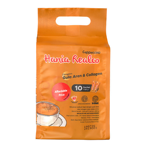 

HANIA REALCO CAPPUCINO LESS SUGAR with Kolagen AST