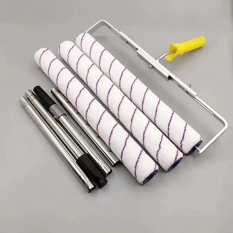 

18inch Paint Roller Brush Short-Middle-Long Plush Painting Handle Tool For Wall Decorative 9MM/6MM Painting Handle Tool Support