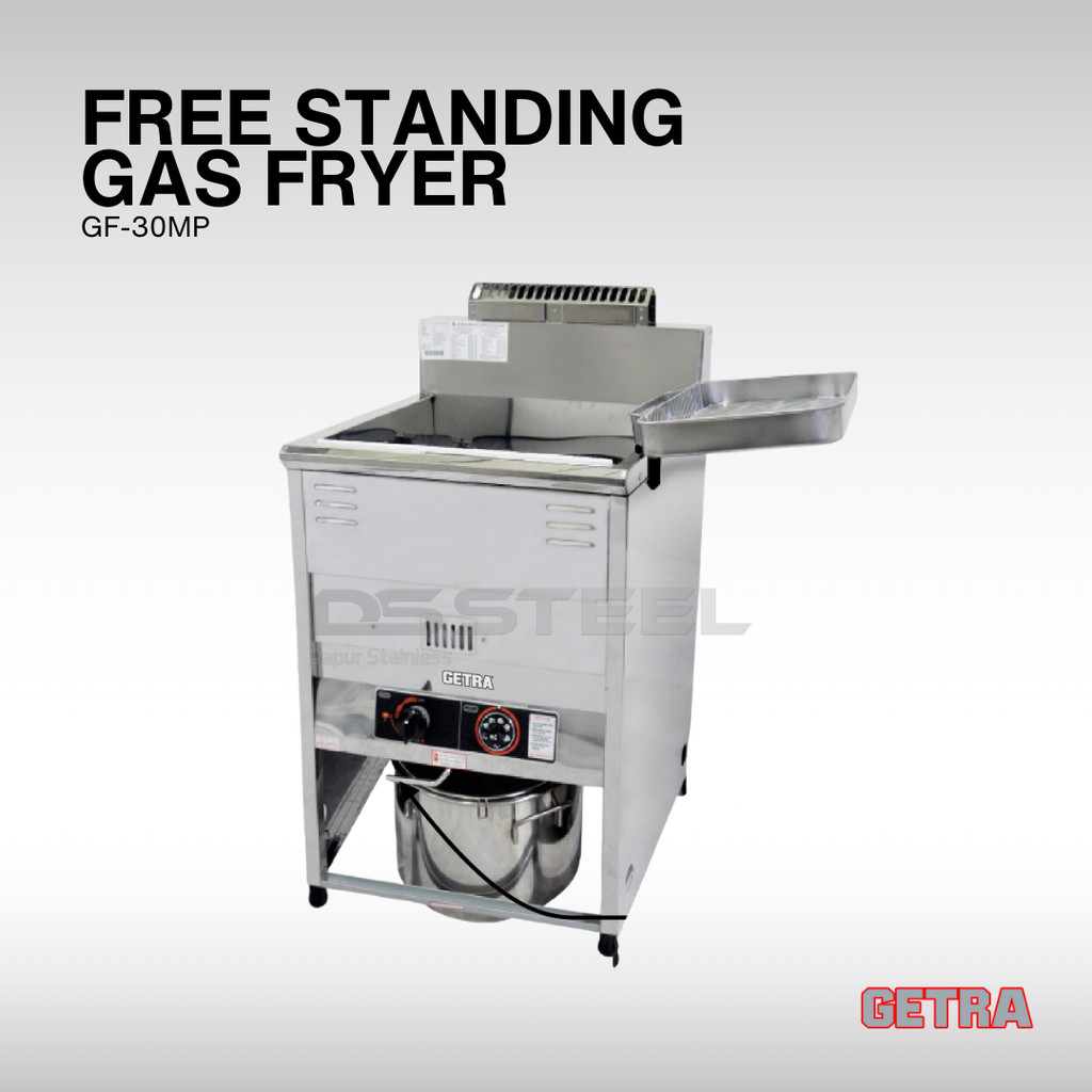 Gas Deep Fryer Getra GF-30MP / GF 30MP / Penggorengan Getra 30 Liter