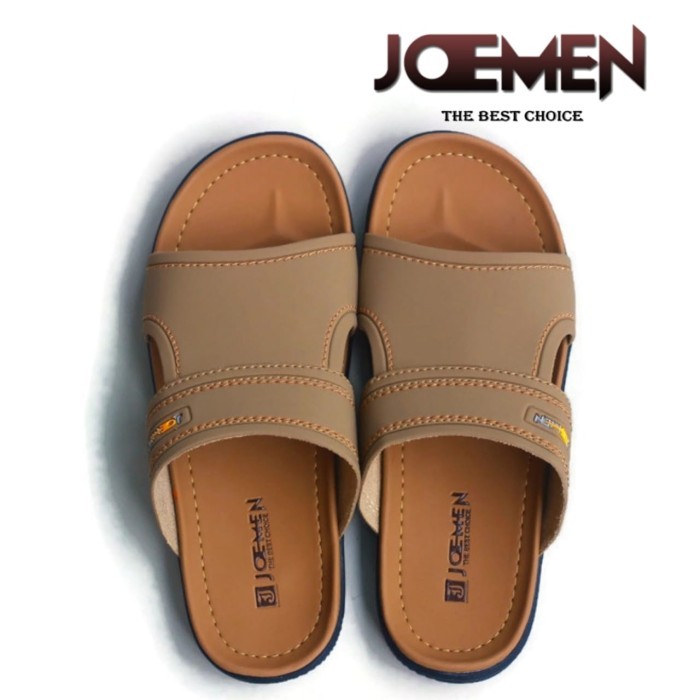 Sandal Kulit Joemen S 17 Sandal Kulit Pria Original Brand Import - Moka, 41 /Update 2025