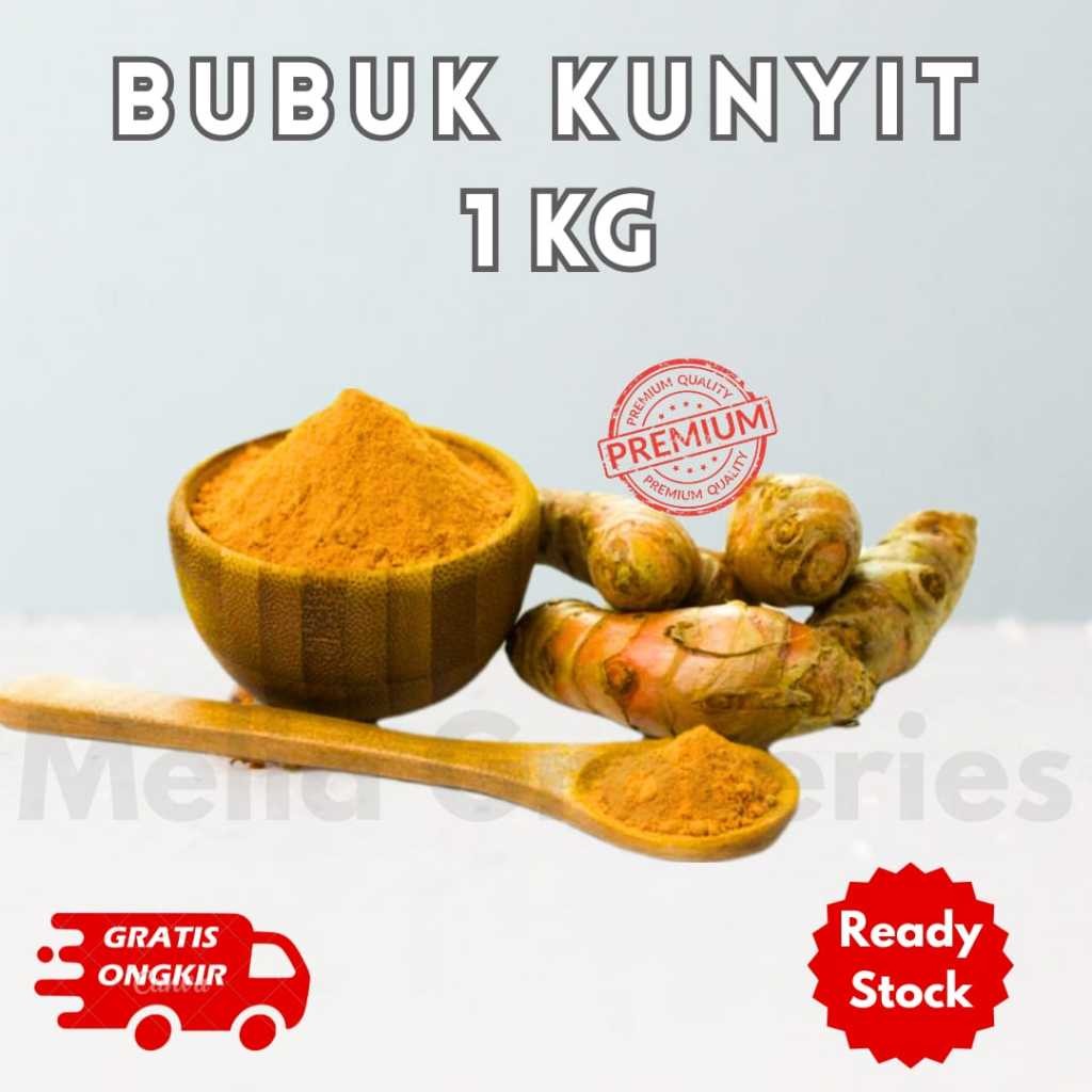 

Kunyit Bubuk 1kg / Kunir Bubuk Rempah Asli Tanpa Campuran