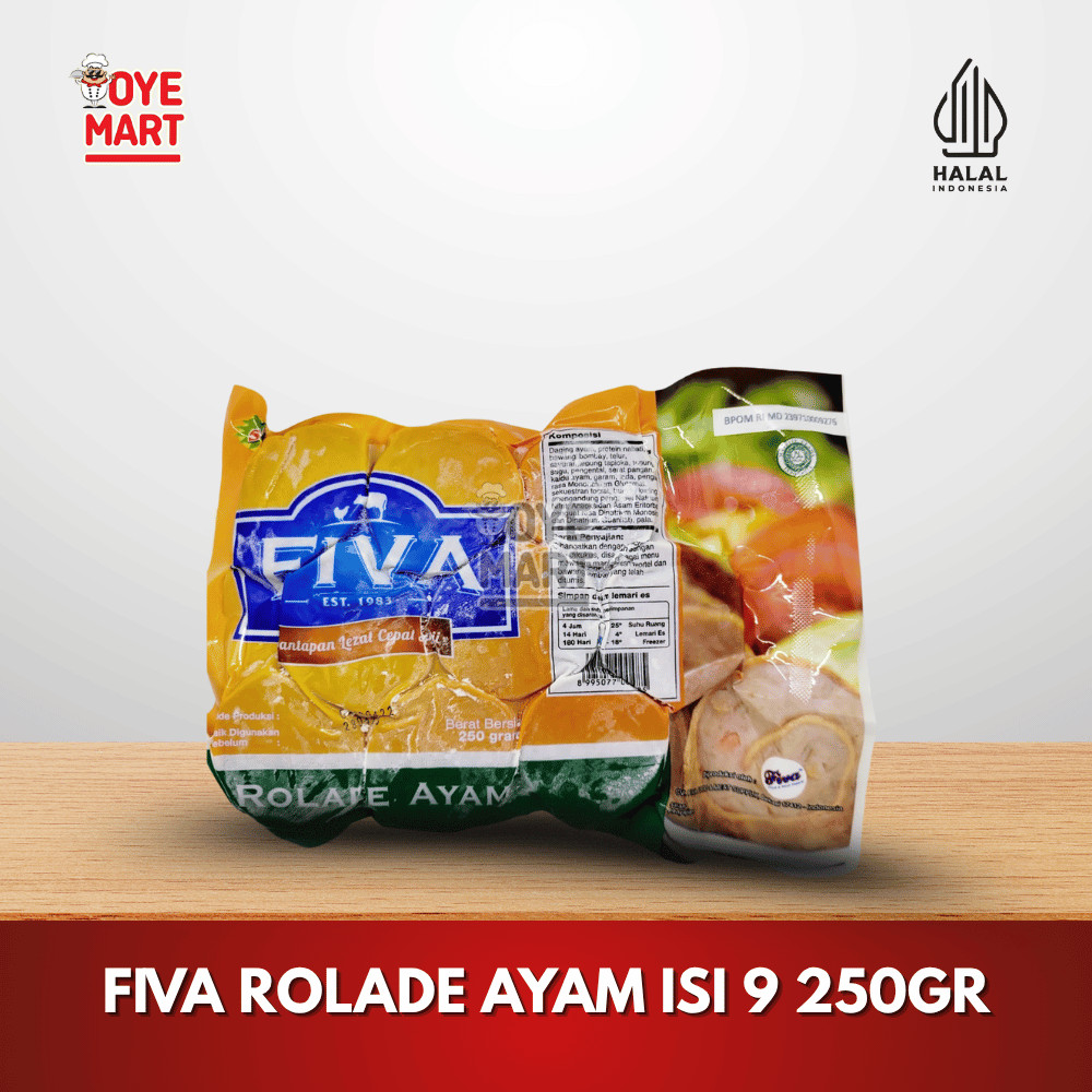 

FIVA ROLADE AYAM ISI 9 250GR