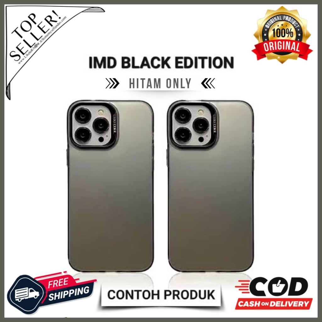 CASE IMD FULL BLACK VIVO Y29 Y29S Y04 SOFTCASE IMD HYBRID PLATE HOLOGRAM SLICON TAHAN BENTURAN