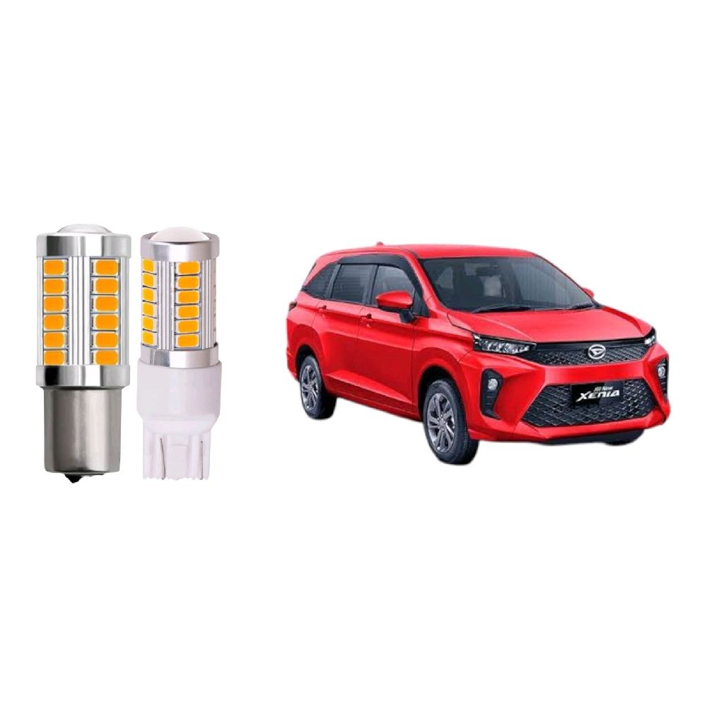 2pcs Lampu Sein Kedip Cepat 33 Mata Daihatsu New Xenia LED belakang T20