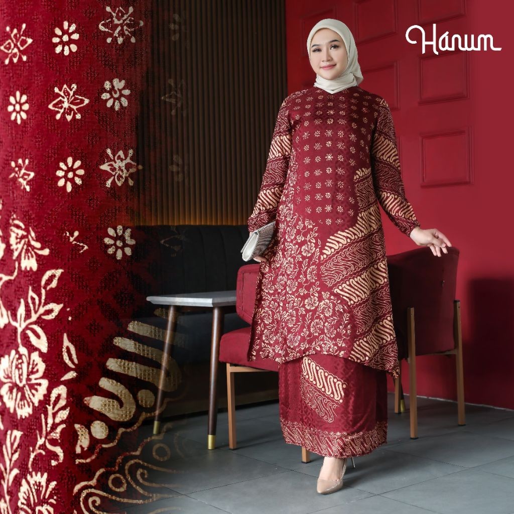 OUTFITKU - Baju kondangan wanita kekinian Gamis kondangan simple elegan Baju kondangan Tunik wanita 