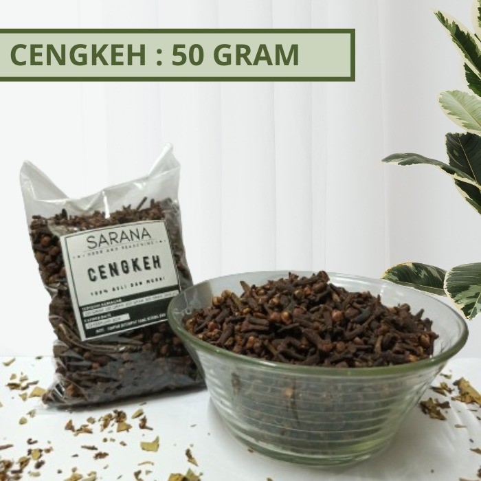 

Cengkeh Rempah Utuh Murni Kering 50 gram Premium
