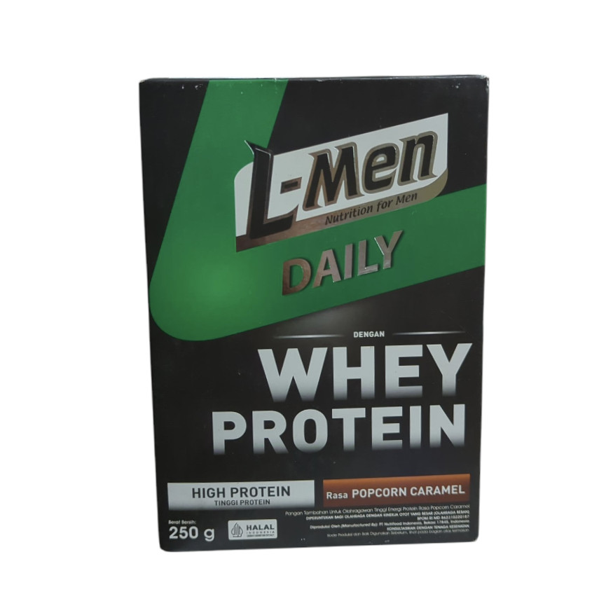 

L-Men Daily Whey Protein 250gr (Popcorn Caramel) - Susu Asupan Protein