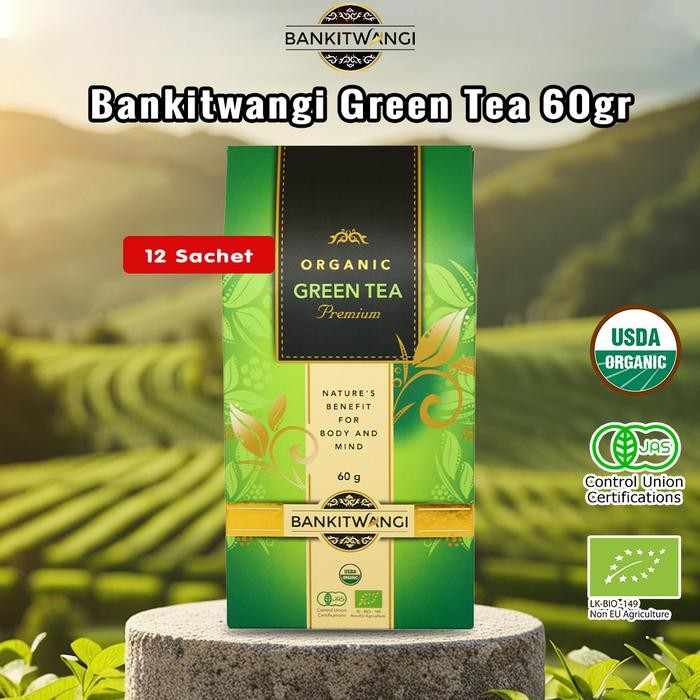 

Teh Organik || Teh Hijau ( Bankitwangi Organic Green Tea ) 60 gr