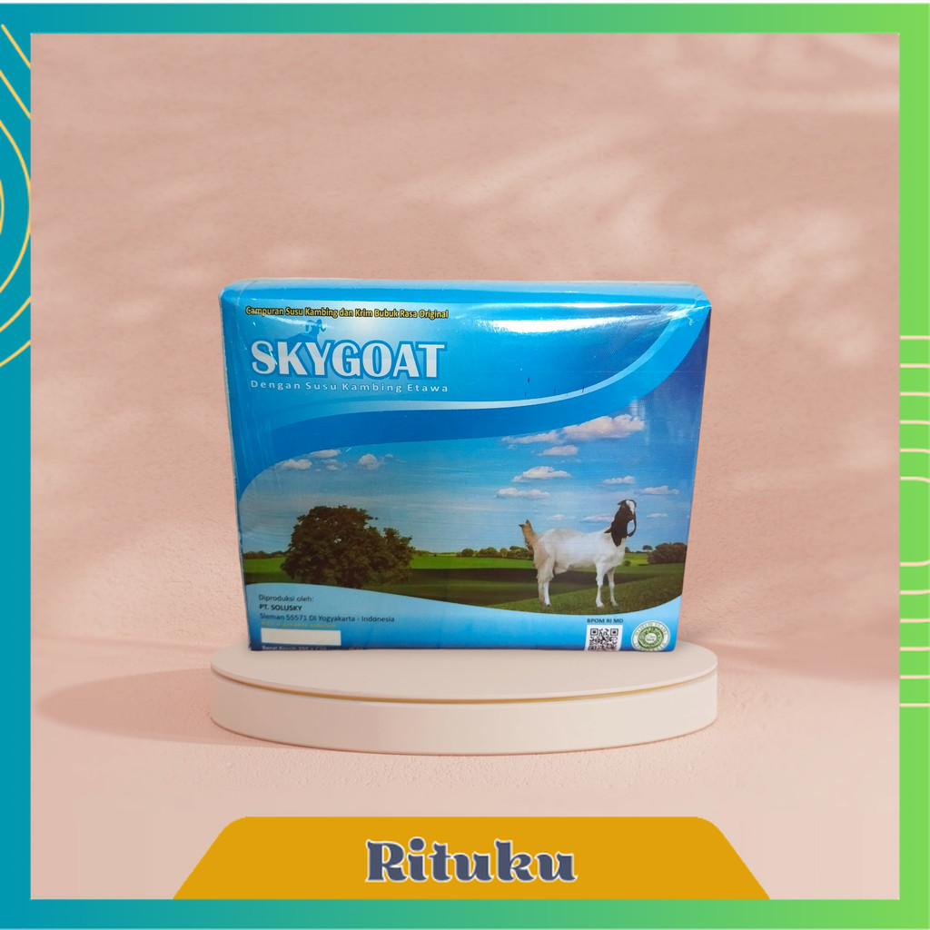 

Skygoat Susu Kambing Etawa | Susu Sky Goat untuk Stamina & Tulang | Isi 10 Sachet