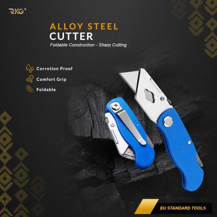 

RKG Pisau Cutter Lipat / Foldable Knife / Gypsum Cutter