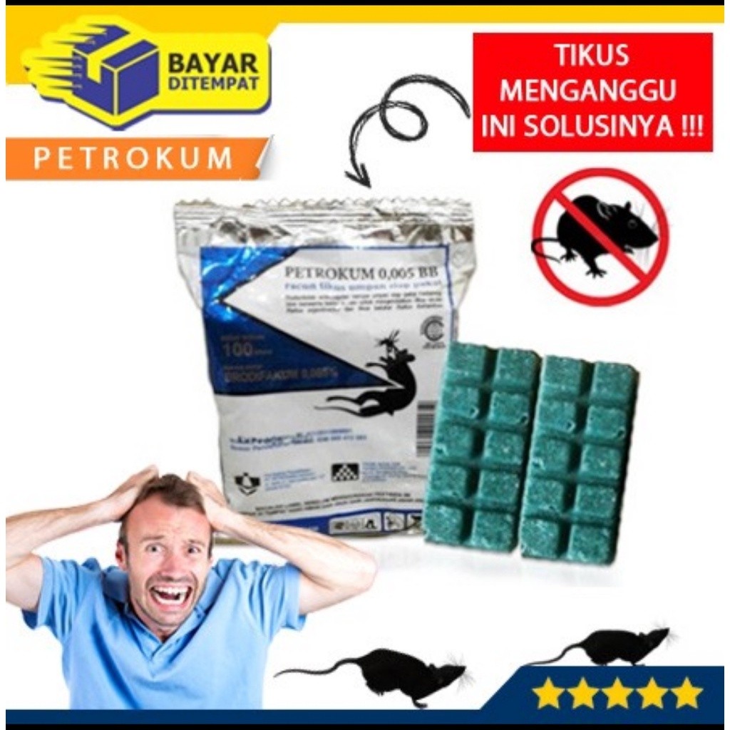 RACUN TIKUS PETROKUM MATI KERING TANPA BAU