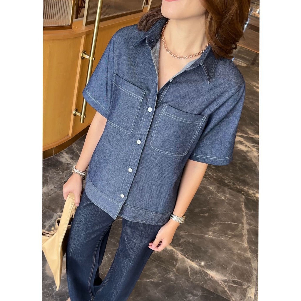 HAKANA Asha denim shirt - kemeja denim