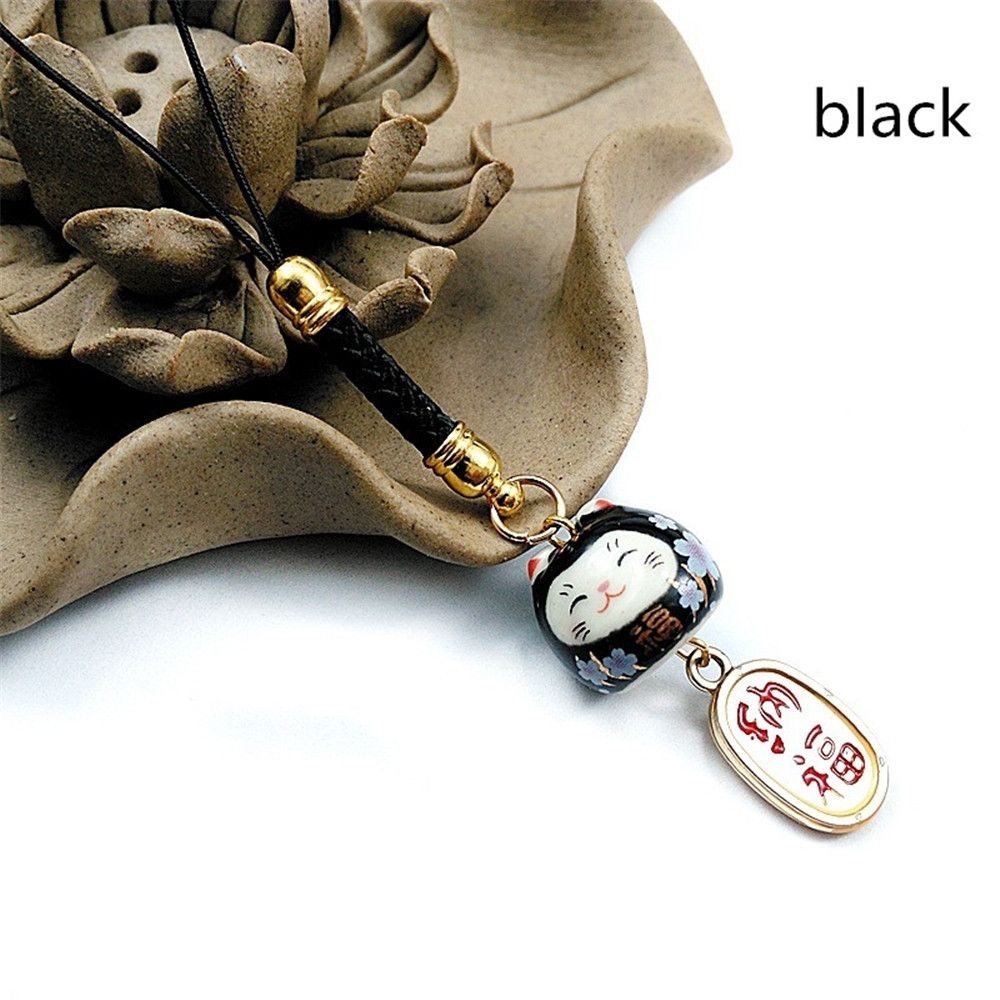 Japanese Lucky Cat Phone Straps Cute Keychain Bag Accessories Phone Key Strap Lanyard Hang Charm Rop