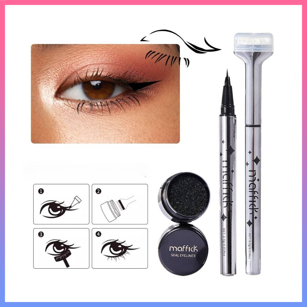 Stamp Bulu Mata Bawah /Lower Eyelashes + Eyeliner Liquid