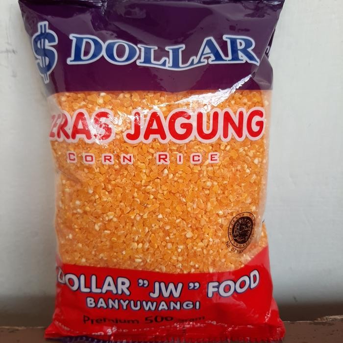 

Beras Jagung Dollar 500gr Isi 4pcs