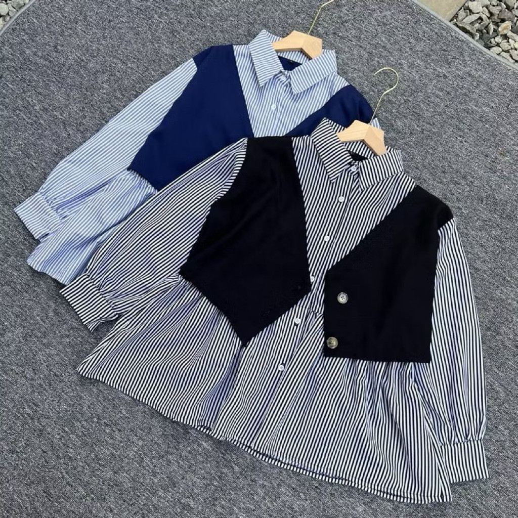 Rybila Kemeja Blouse Anak Perempuan 1-13 Tahun / Baju Atasan Anak Perempuan