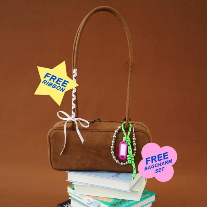 BAGUETTE BAG - Tas Baguette / Tas Shoulder - Caramel