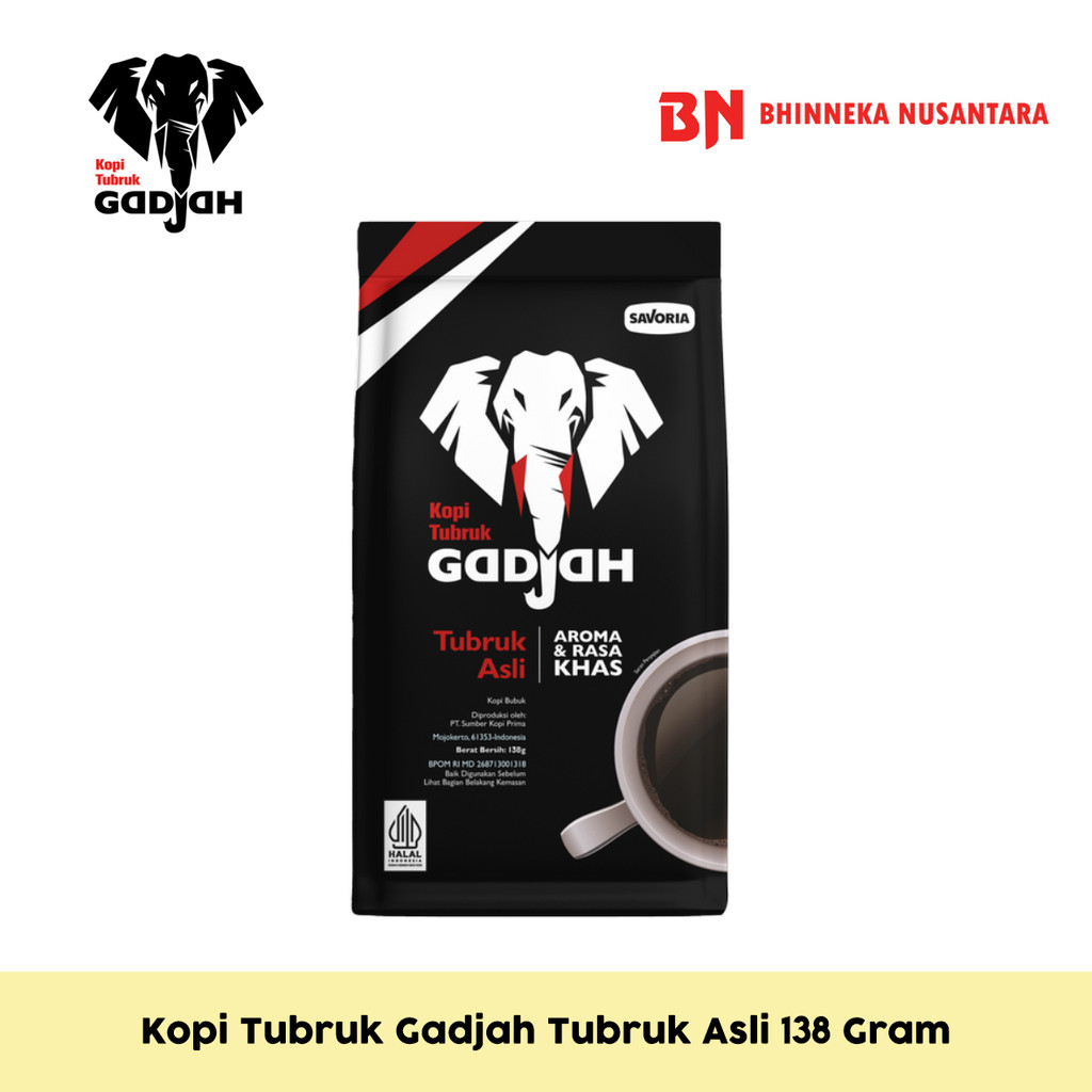 

Kopi Tubruk Gadjah Asli 138 Gram