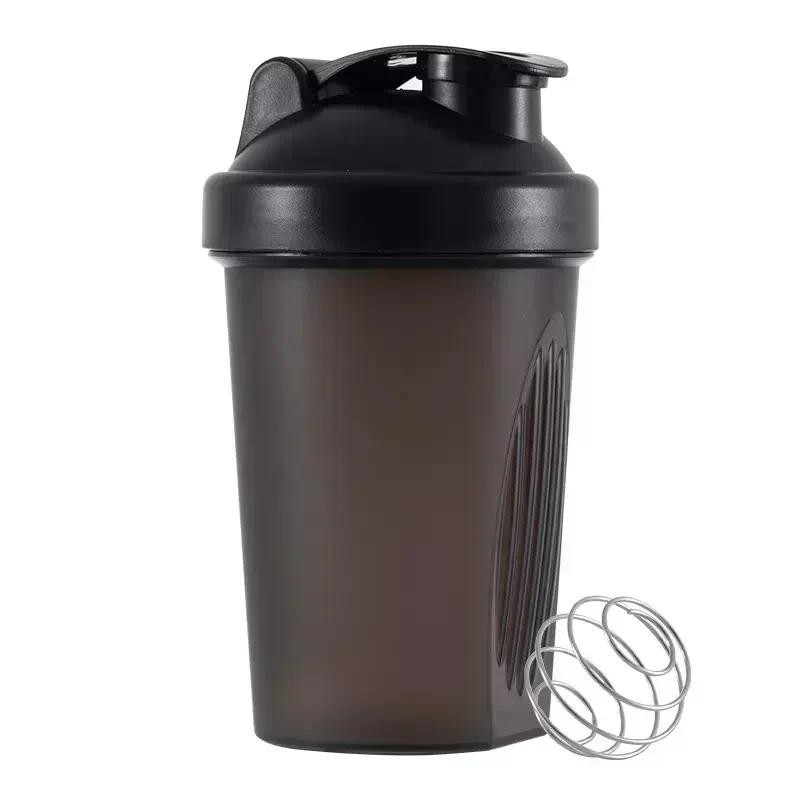 Sport Shaker Bottle 400ML Whey Protein Powder Mixing Bottle Sport Fitness Gym Shaker Outdoor Portabl