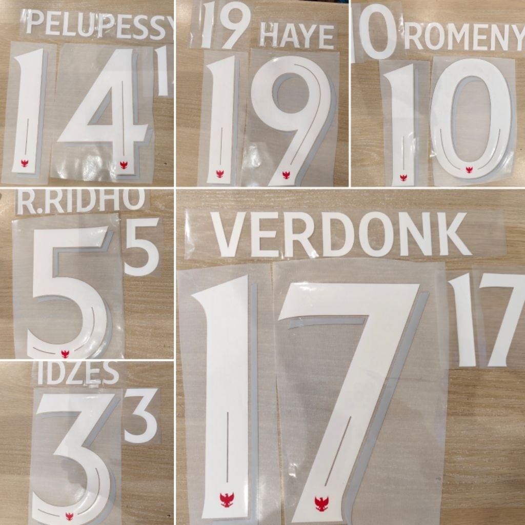 Nameset Indonesia 2025 Original