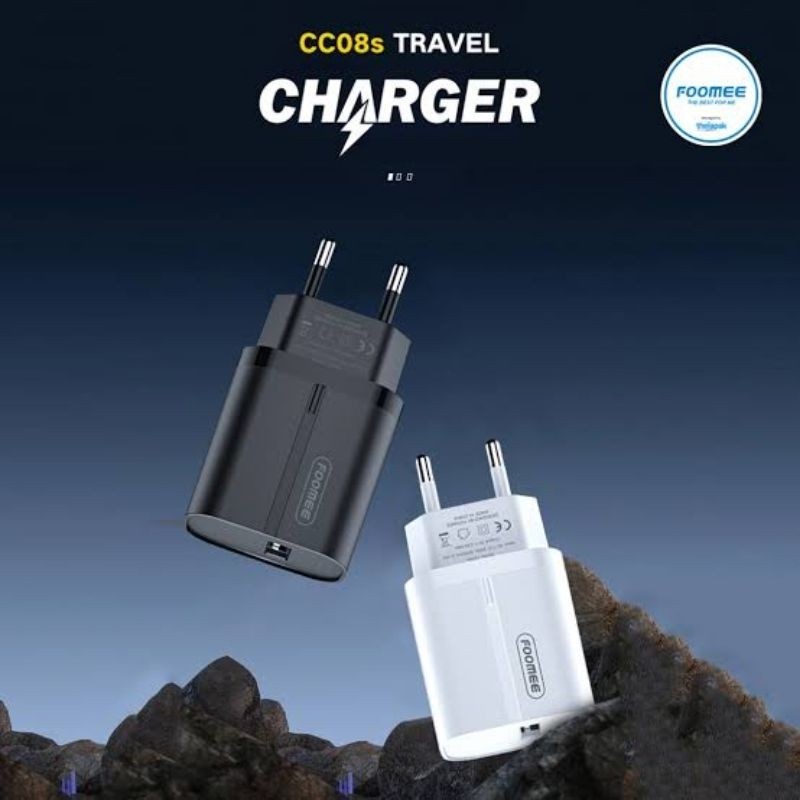 pekanbaru/kepala cas batok charger fast charging merek foomee cas cepat bisa untuk semua hp samsung 