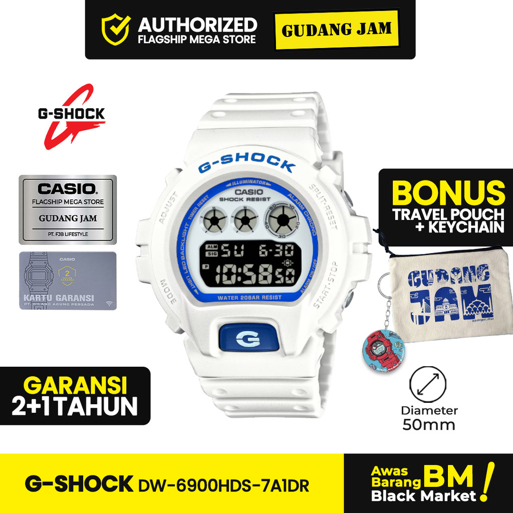 Jam Tangan Pria G-Shock DW-6900HDS-7A1DR DW-6900HDS-7A1 DW-6900HDS DW6900HDS