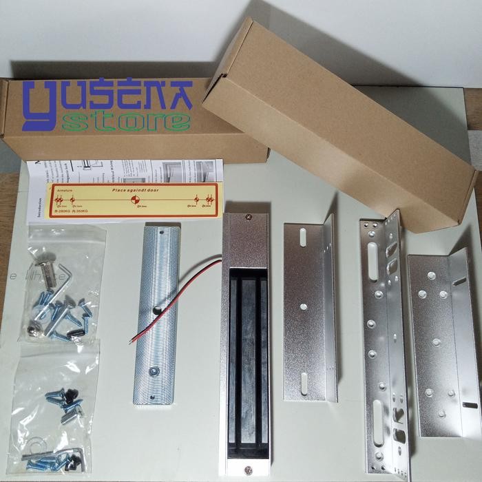 

Emlock Emlock Magnetic Lock with Bracket ZL 280Kg 600Lbs + 2Led - 1 pcs