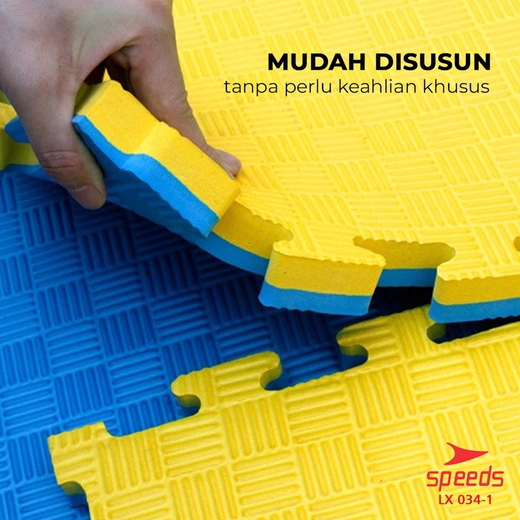 Speeds Matras Evamat Puzzel Matras Beladiri Tebal Empuk Anti Slip Taekwondo Karate Matras Eva