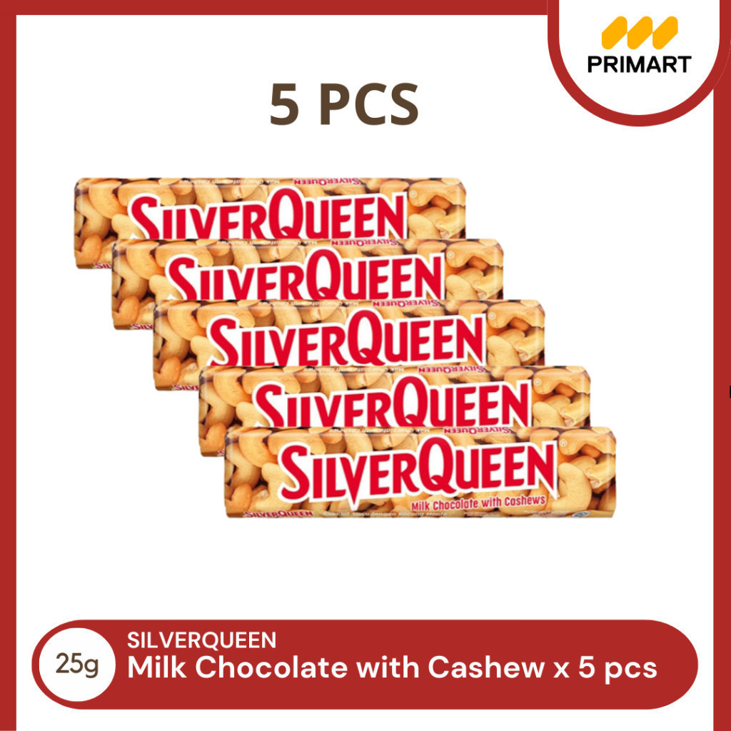 

Bundling 5 Pcs Silverqueen Milk Cashew 25gr