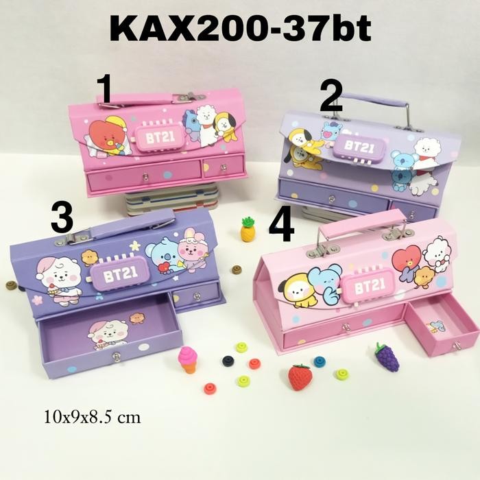 

NEW TREND~ KY254 UF Kotak Pensil Karton Kode KAX200-37 / Tempat Pensil / Pencil Case Stationery - 200 37 BT21, bebas