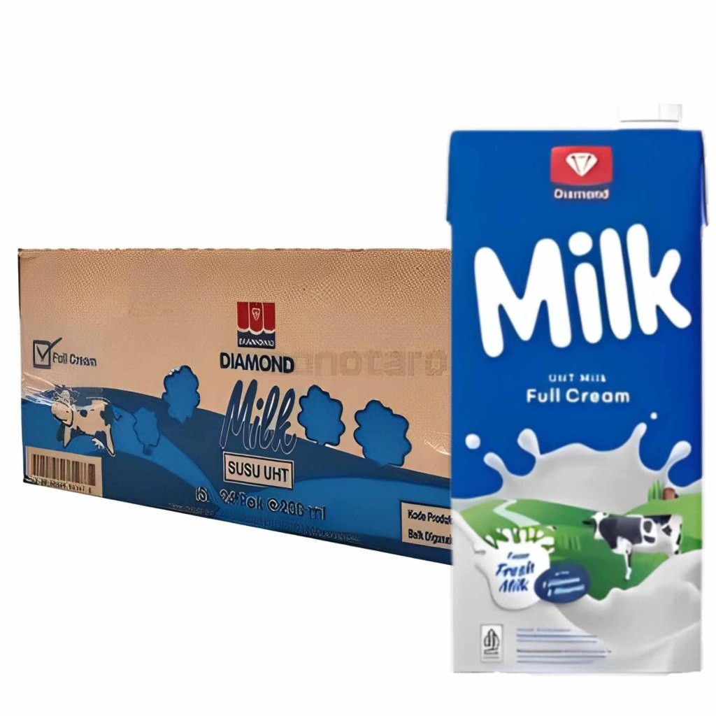 

1Dus Diamond Milk UHT Full Cream (1 Liter Susu X12 Pcs)