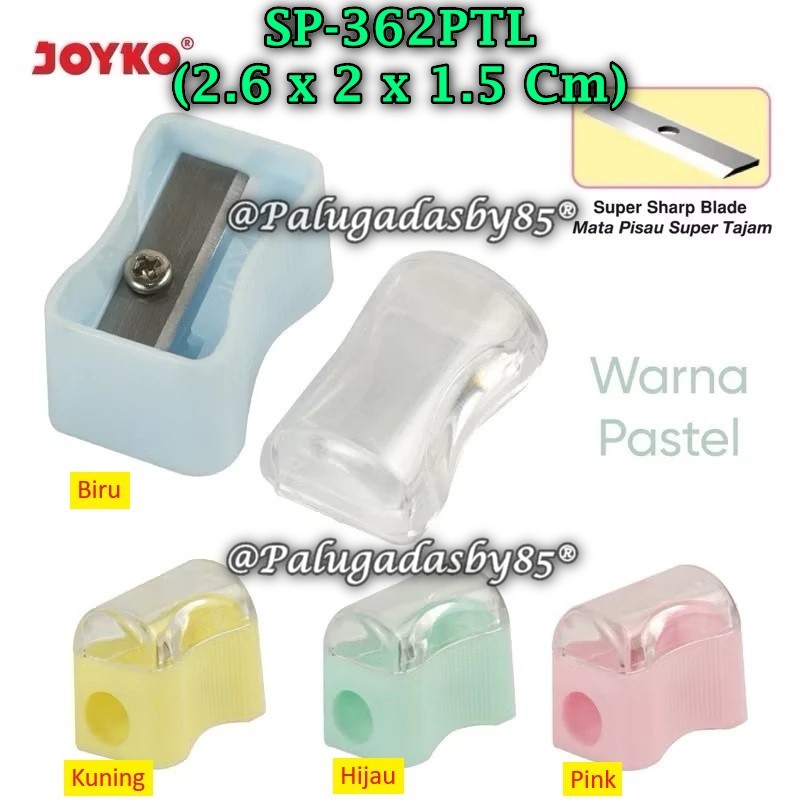 

(1 Biji) Rautan Tabung JOYKO SP-362PTL BISA PILIH WARNA / Serutan Sharpener Joyko SP-362PTL (1 Biji)