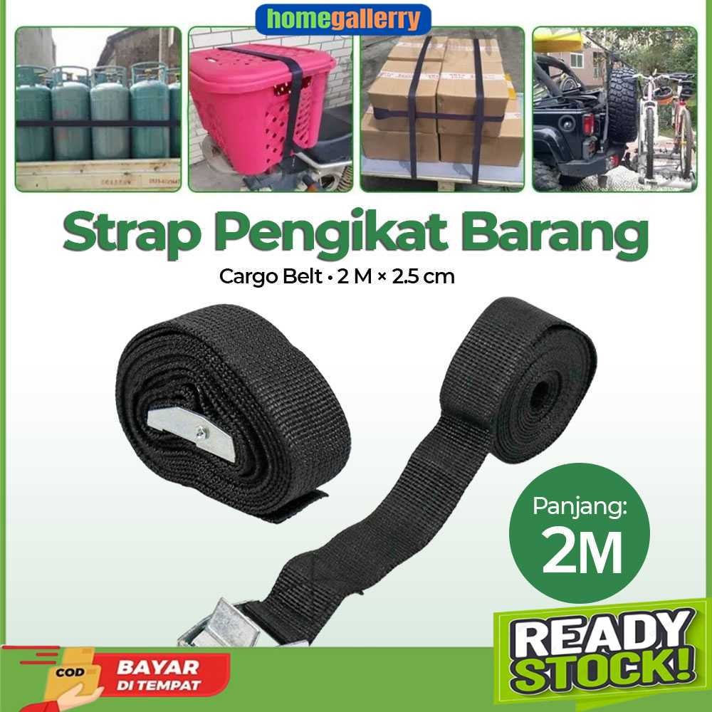 Home Gallery - Tali Strap Pengikat Barang Sabuk Cargo Belt Rope 2M - XR2