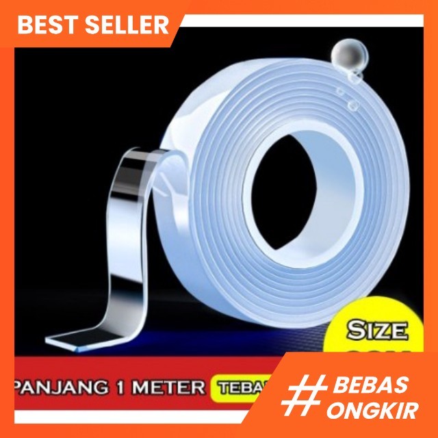 

NANO DOUBLE TAPE / DOUBLE TAPE / SELOTIP ISOLASI BENING MULTIFUNGSI | MURAH CERIA