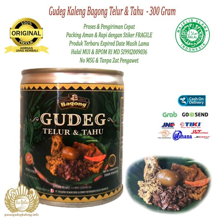 

[New]Best Seller Gudeg Kaleng Bagong Telur & Tahu Khas Jogja