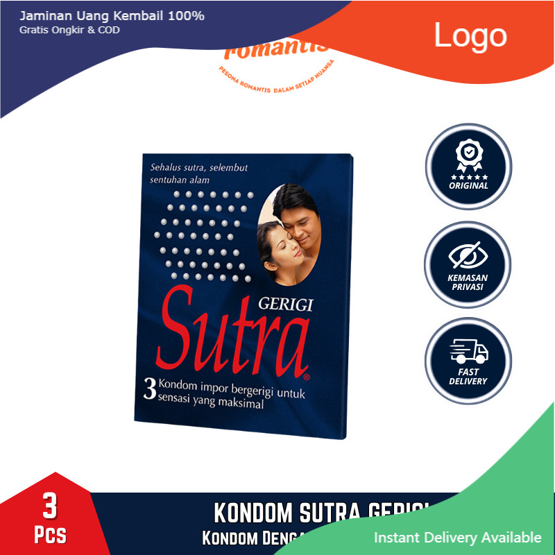Promo Terbaru Awal Bulan Terlaris Kondom Sutra Gerigi isi 3 Pcs - Kondom Bergerigi  / BISA BAYAR DIT