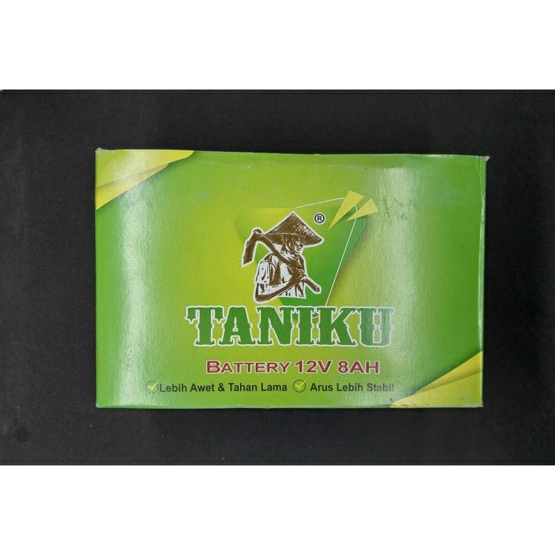 Battery Baterai Sprayer Elektrik Taniku 12V 8AH 20HR Aki Kering