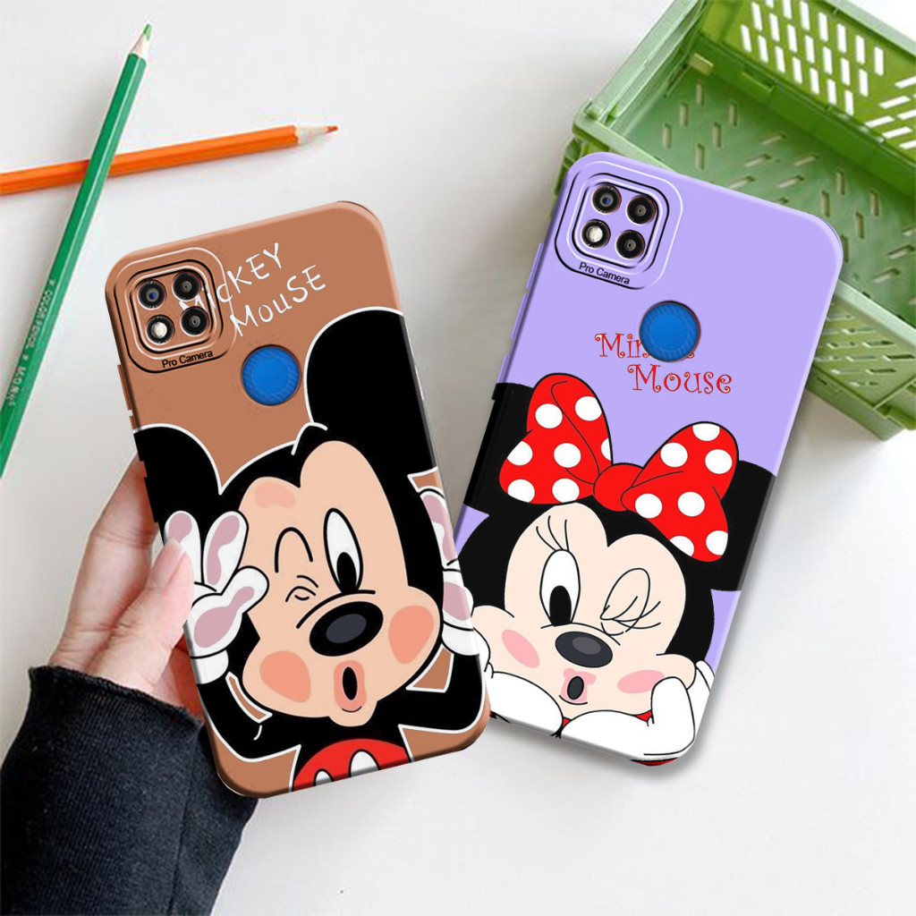 GWEN STORE Softcase REDMI 9C /REDMI 10A motif Kartun Disney Cute Kekinian - Case MickeyMouse - Case 