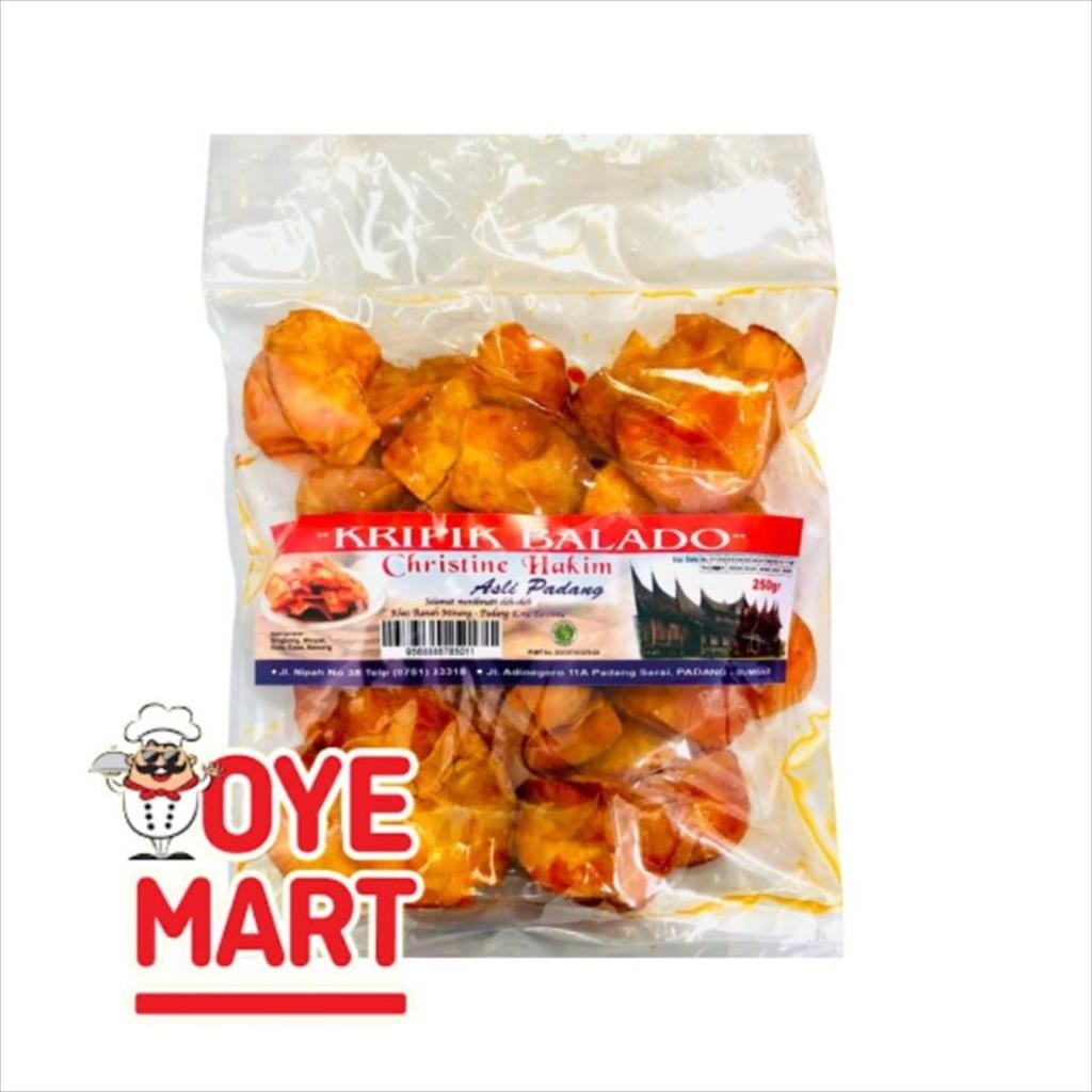 

KRIPIK BALADO CHRISTINE HAKIM BULAT 250GR / KERIPIK SINGKONG BALADO ASLI PADANG